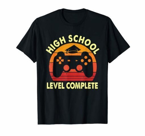 2019 High School Graduation Shirt Gamer Graduation Gifts