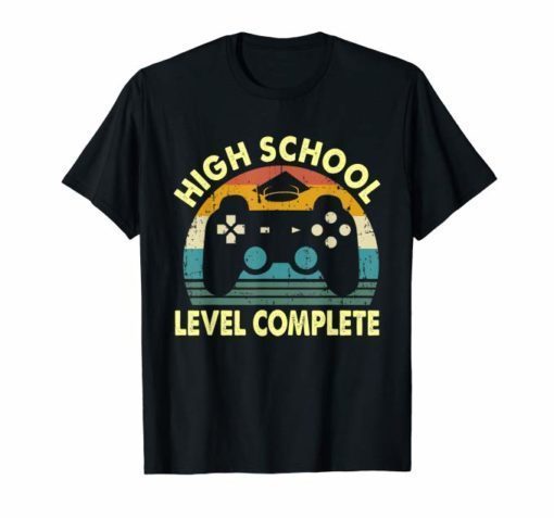 2019 High School Graduation Shirt Gamer Graduation Gifts
