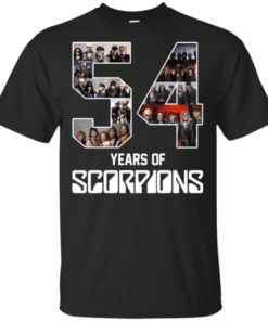 54 Years Of Scorpions Band Gift T-Shirt For Fan