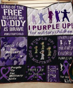 Purple Up Quilt Month Of Military Child 2019