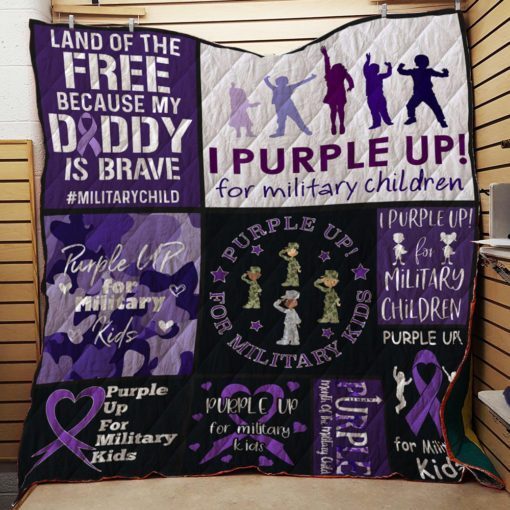 Purple Up Quilt Month Of Military Child 2019
