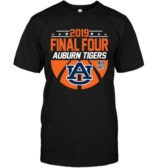AUBURN TIGERS 2019 NCAA MEN’S BASKETBALL TOURNAMENT MARCH MADNESS FINAL FOUR BOUND CARRY TRI BLEND T SHIRTS