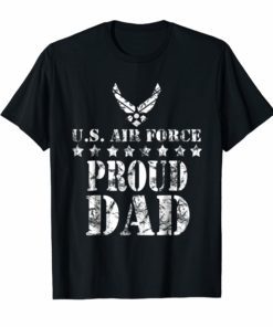 Air Force Family – Proud Dad U.S. Air Force Stars T-shirt