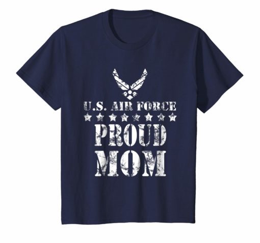Air Force Proud Mom U.S. Air Force Stars T-shirt