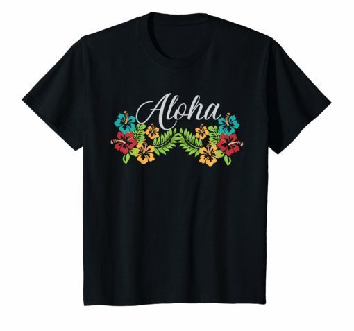 AlOHA Hawaii T-shirt from the island Feel the Aloha Spirit