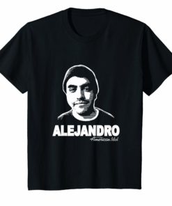 Alejandro white logo shirt