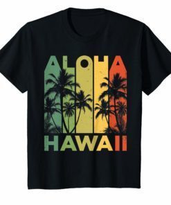 Aloha Hawaii Hawaiian Island T shirt Vintage 1980s Throwback