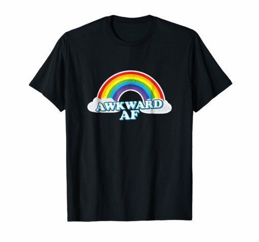 Awkward AF Rainbow T-Shirt