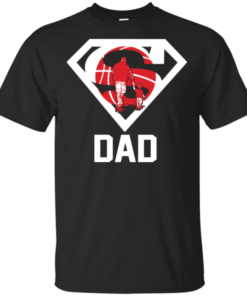 Basketball Superhero Dad With Son T-shirt For Fathers Day