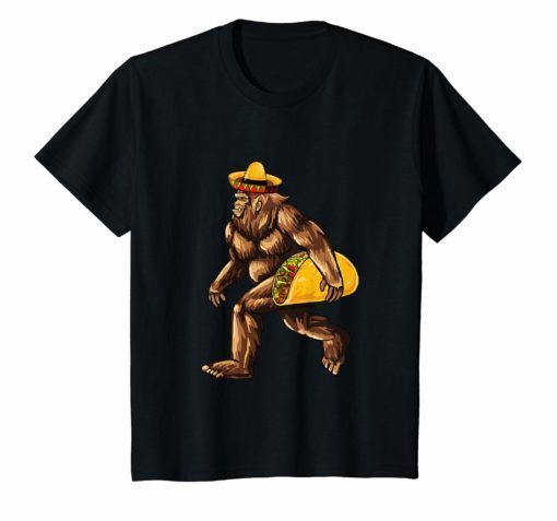 Bigfoot Taco Cinco de Mayo T-Shirt