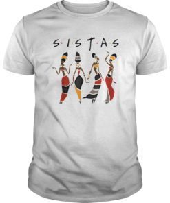 Black Sistas Queen Melanin African American Women Tee Shirts