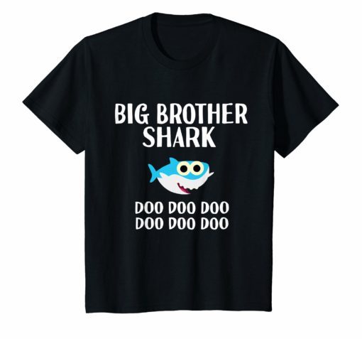 Brother Shark Doo Doo Shirt Shark Tshirt For Boys And Men