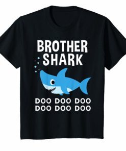 Brother Shark Doo Doo Shirt for Matching Family Pajamas