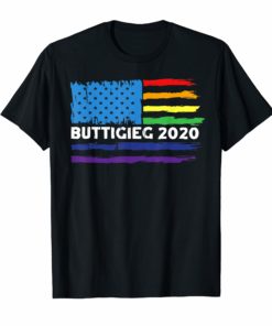 Buttigieg 2020 rainbow shirt flag Pete for president