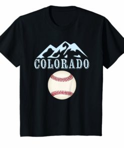 Colorado Rocky Mountain Tshirt Hometown Baseball Fans