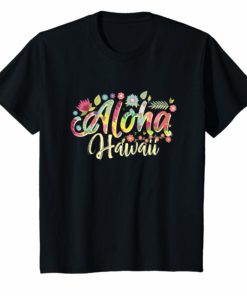 Cool Hawaii Aloha Hibiscus Tshirt – Funny Gift For Summertim