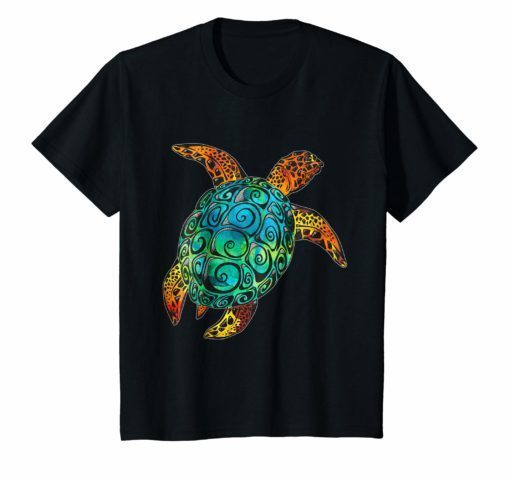 Cosmic Watercolor Sea Turtle Shirt