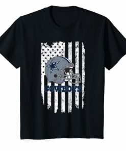 Cowboys football Dallas Fans USA Flag Shirt