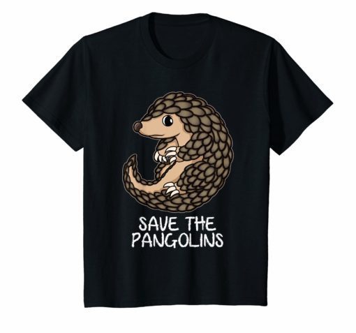 Cute Save the Pangolins T shirt Protecting Pangolins Shirt