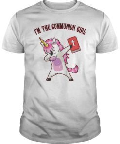 Cute Unicorn I’m The Communion Girl Christian TShirt