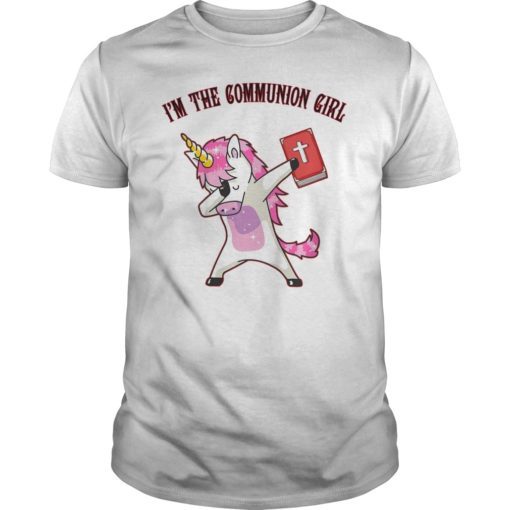 Cute Unicorn I’m The Communion Girl Christian TShirt