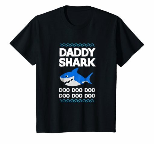 Daddy Shark T-Shirt Doo Doo Funny
