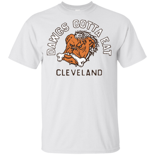 Dawgs Gotta Eat Cleveland Ohio Football Youth Kids T-Shirt