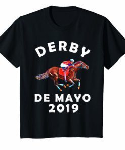 Derby De Mayo Kentucky Horse Race Mexican Sombrero T-Shirt