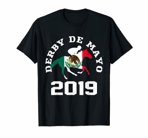 Derby De Mayo Kentucky Horse Race Sombrero Mexican T-Shirt