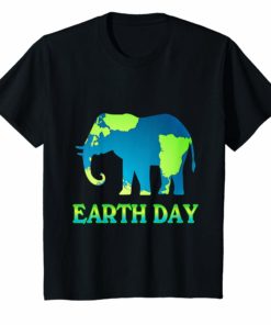 Earth Day 2019 For Teachers And Kids With Elephant T-Shirt
