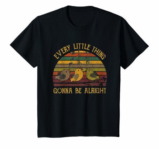 Every Little Thing Is Gonna Be Alright Bird Vintage T-Shirt
