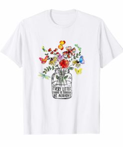 Every Little Thing Is Gonna Be Alright Flower T-Shirt