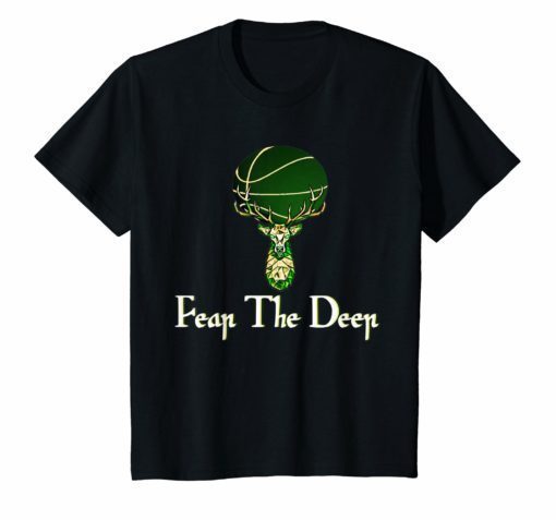 Fear The Deer Basketball Tee Shirt