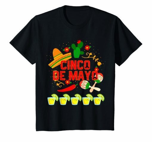 Fiesta Cinco De Mayo T-Shirt Cinco De Mayo Costume Shirt