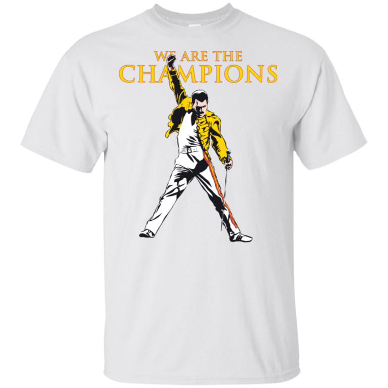 we are the champions t shirt