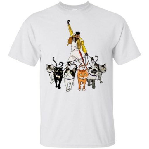 Freddie Mercury and cats shirt