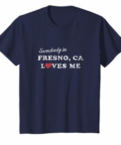 Fresno California CA T-Shirt Retro 70’s Gift of Love Tee