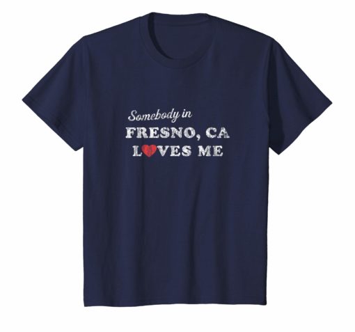 Fresno California CA T-Shirt Retro 70’s Gift of Love Tee