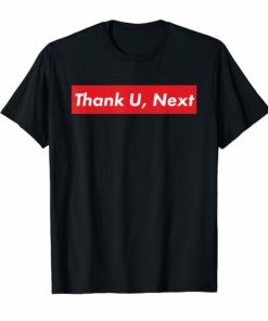 Funny Popstar Thank U, Next Red Box Logo Shirt