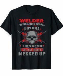 Funny Welding Proud Welder Tshirt