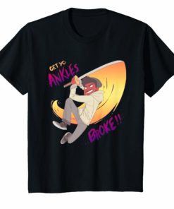 GET YO ANKLES BROKE BLACK T-SHIRT