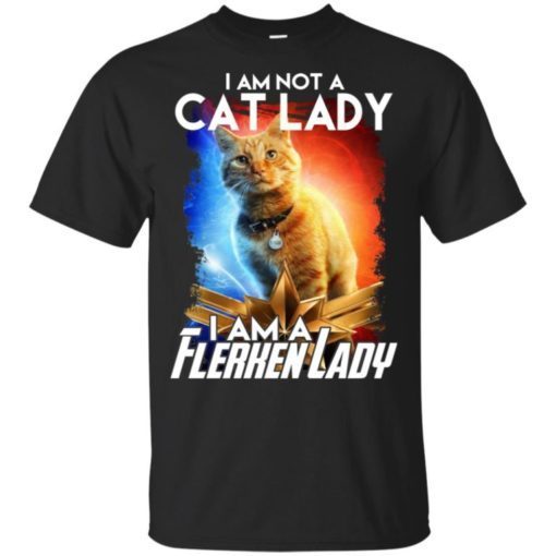 Goose cat I am not a cat lady I am a flerken lady Shirt