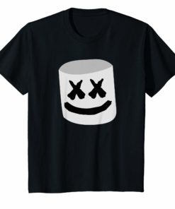 Happy Marshmallow smiley face funny t shirt