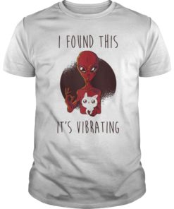 I Found This It’s Vibrating Funny Cat T Shirts