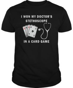 I Won My Doctor's Stethoscope Card Game Nurses Playing Cards