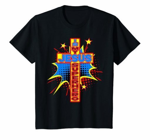 JESUS IS MY SUPERHERO Shirt Church Youth Group Shirt