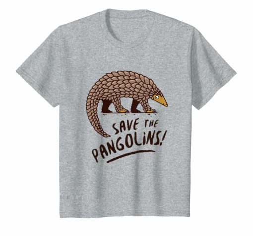 Kids Pangolin T Shirt Kids Save the Pangolins Shirt