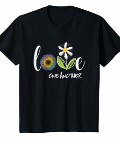 Love One Another Daisy Flower TShirt