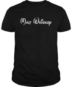 Malt Whiskey Shirt, Funny Gift Idea Pun Logo Parody TShirt