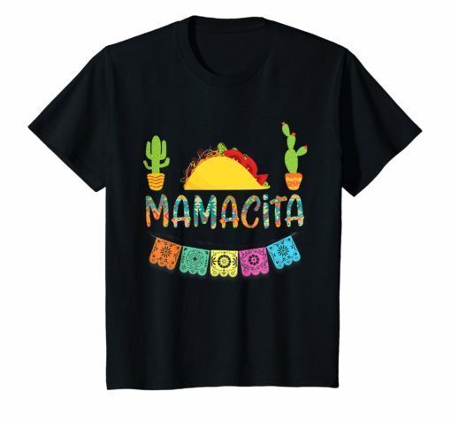 Mamacita Taco Shirt Mexican Fiesta Cactus Cinco De Mayo Gift